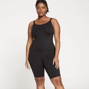 Universal Standard Next To Naked Bodysuit Shorts Medium NWT Black